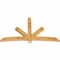 Ekena Millwork Alberta Rough Sawn Timber Gable Bracket, Western Red Cedar, 96"W x 56"H x 4"D x 6"F, 14/12 Pitch GBW096X56X0406ALB00RWR - alternate 3